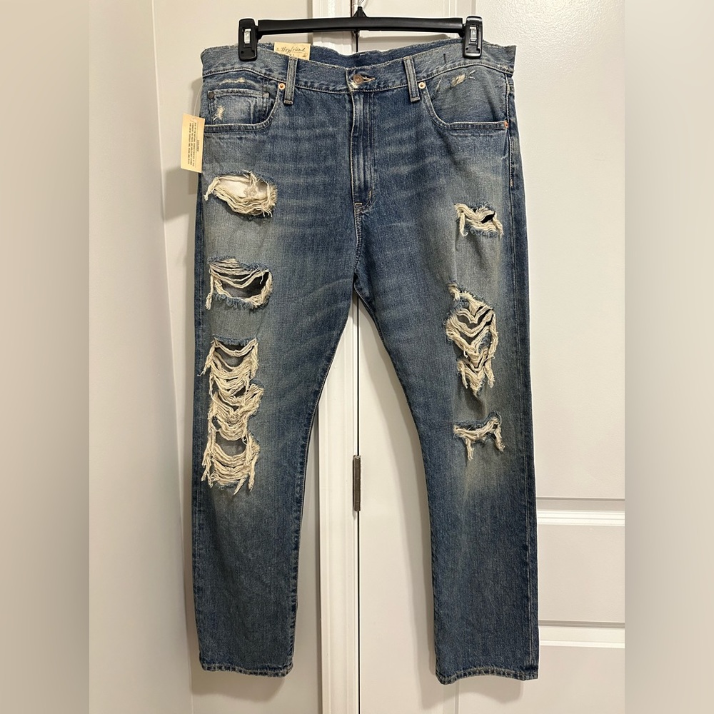 Ralph Lauren Womens Distressed Boyfriend Jeans BNWT!